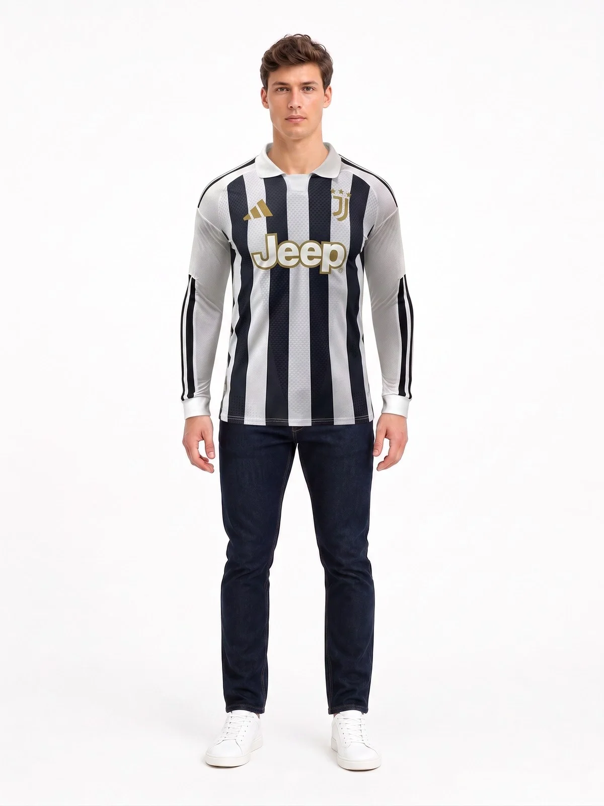 Juventus 2026-2027 Profesyonel Maç Forması Uzun Kol - Home