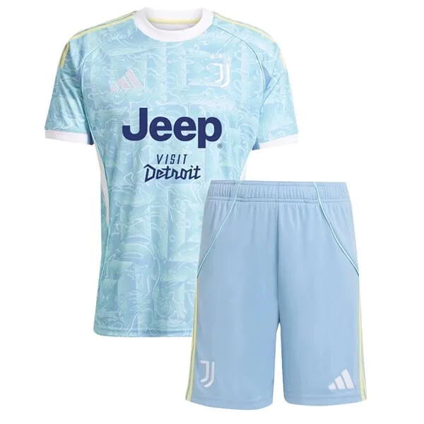 Juventus 2025-2026 Çocuk Forma & Şort Seti Away