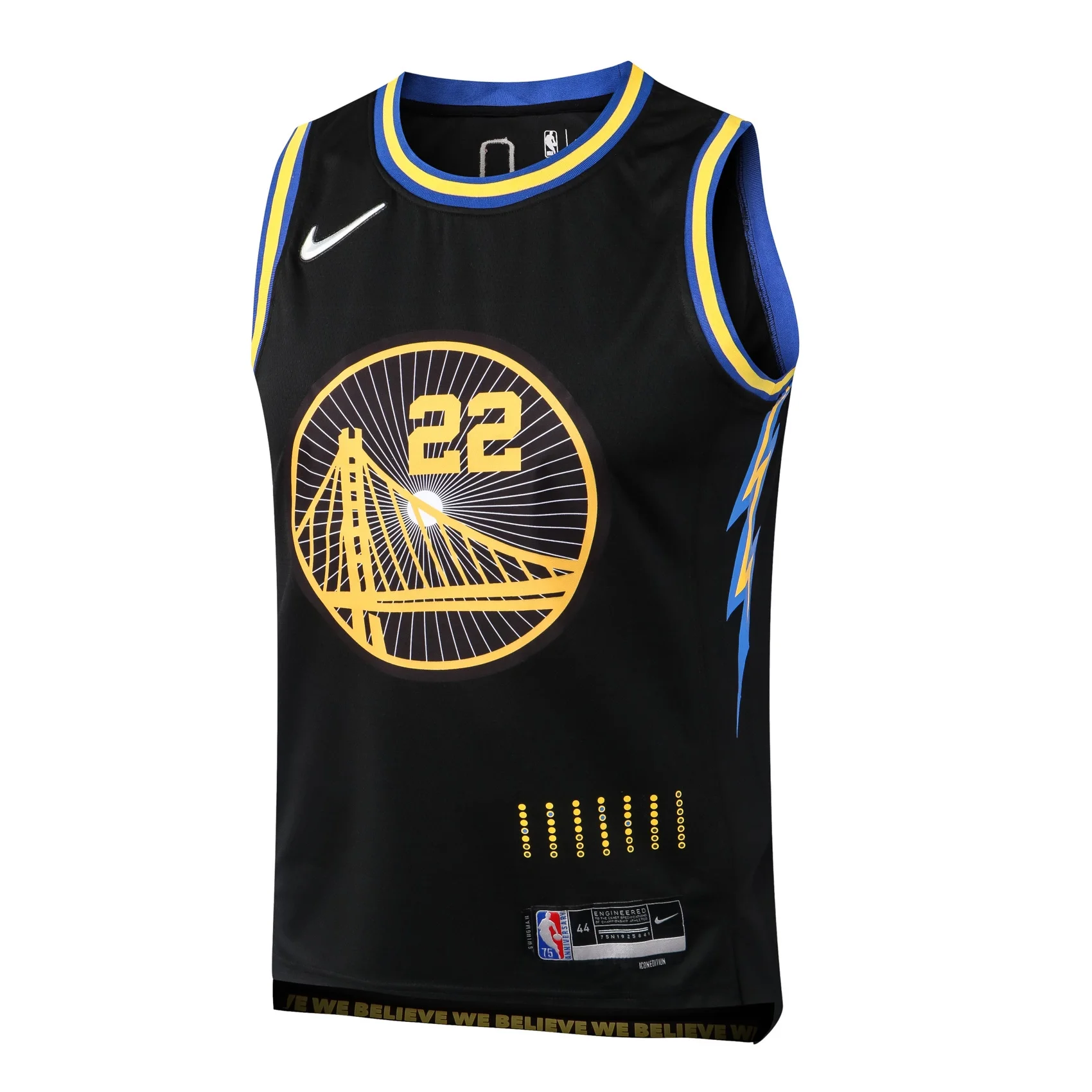 Golden State Warriors 2022-2023 Andrew Wiggins 22 Swingman Authentic Forma
