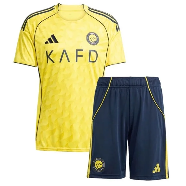 Al Nassr 2025-2026 Çocuk Forma & Şort Seti Home