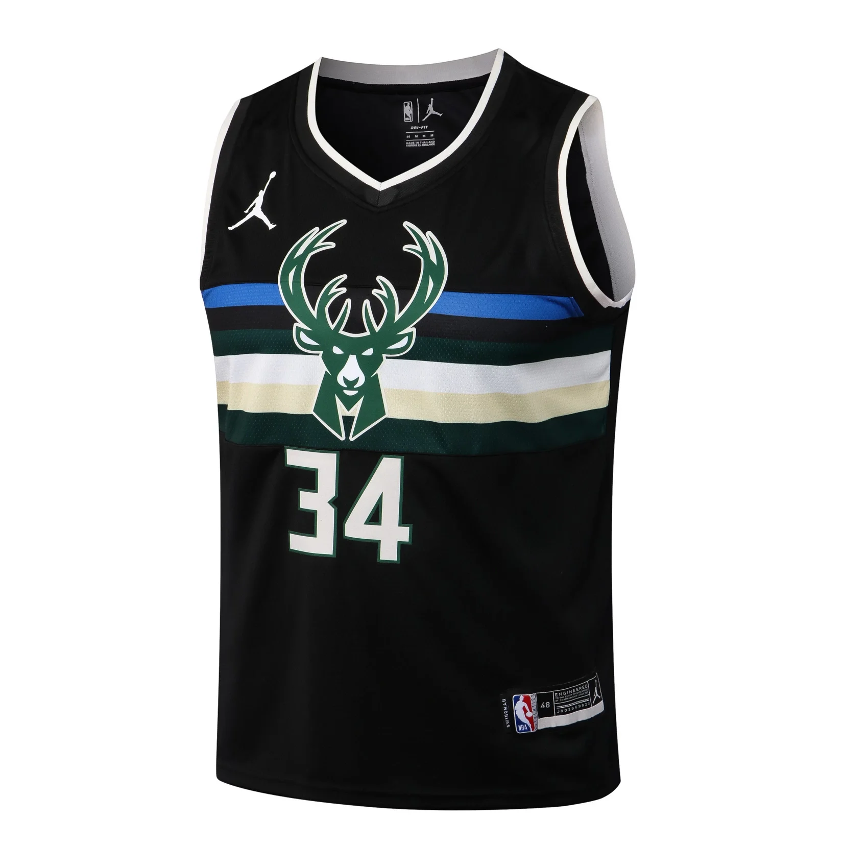 Milwaukee Bucks 2020-2021 Giannis Antetokounmpo 34 Swingman Authentic Forma