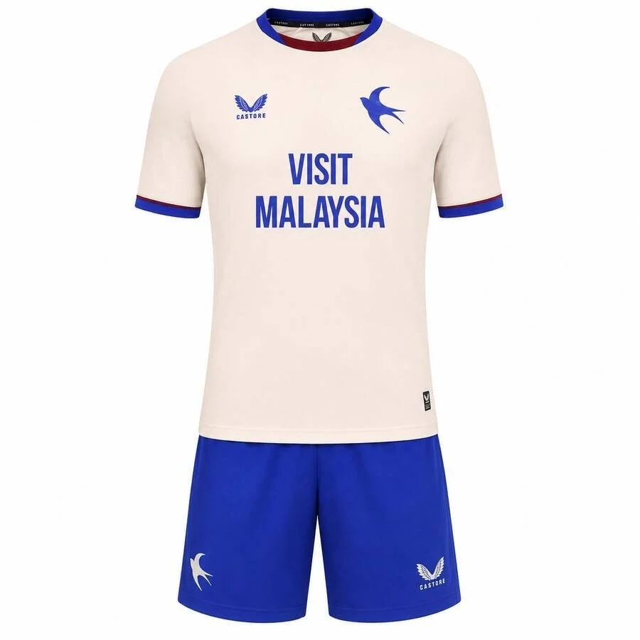 Cardiff City 2026-2027 Çocuk Forma & Şort Seti Away