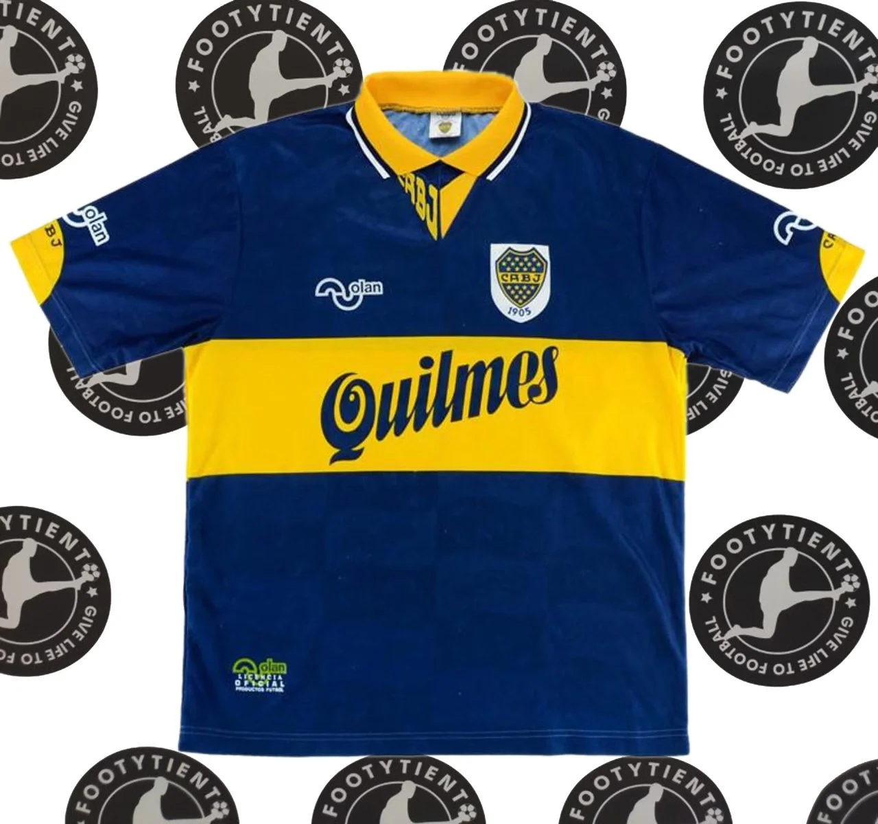 Boca Juniors 1995 - 1996 Retro Forma