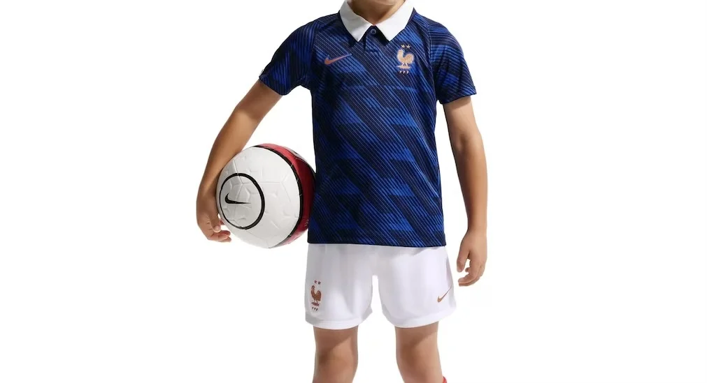 Fransa Dünya Kupası 2026 Çocuk Forma & Şort Seti Home