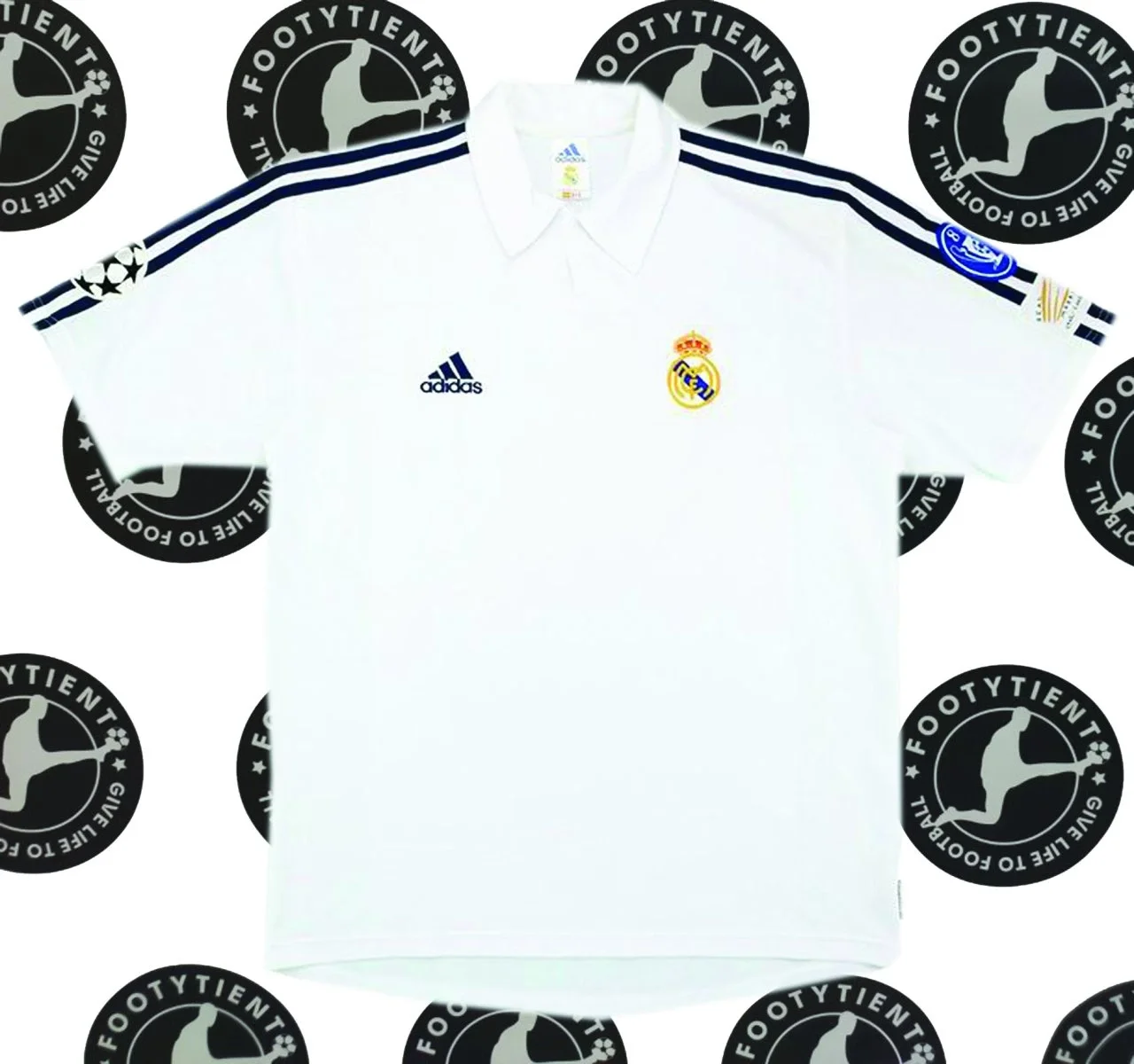 Real Madrid 2002 Şampiyonlar Ligi Finali Retro Forma