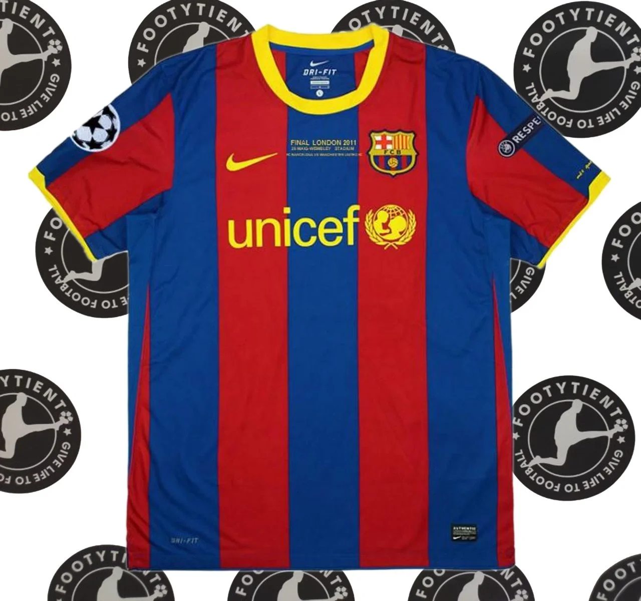 Barcelona 2011 Şampiyonlar Ligi Finali Retro Forma