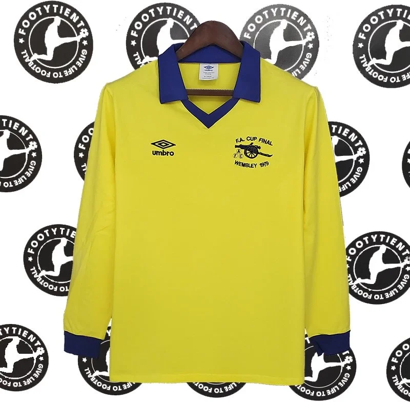 Arsenal 1979 FA Cup Finali Uzunkol Retro Forma