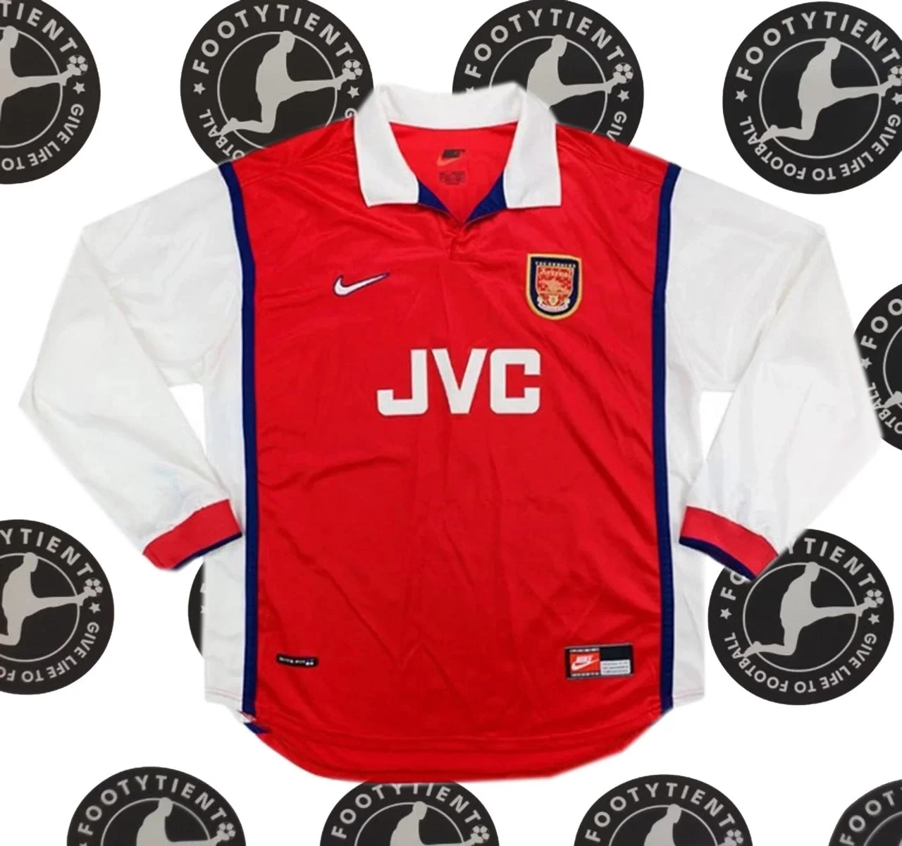 Arsenal 1998 - 2000 Uzunkol Retro Forma