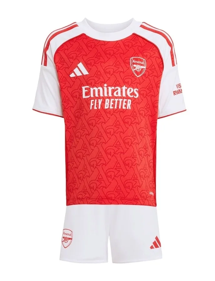 Arsenal 2025-2026 Çocuk Forma & Şort Seti Home