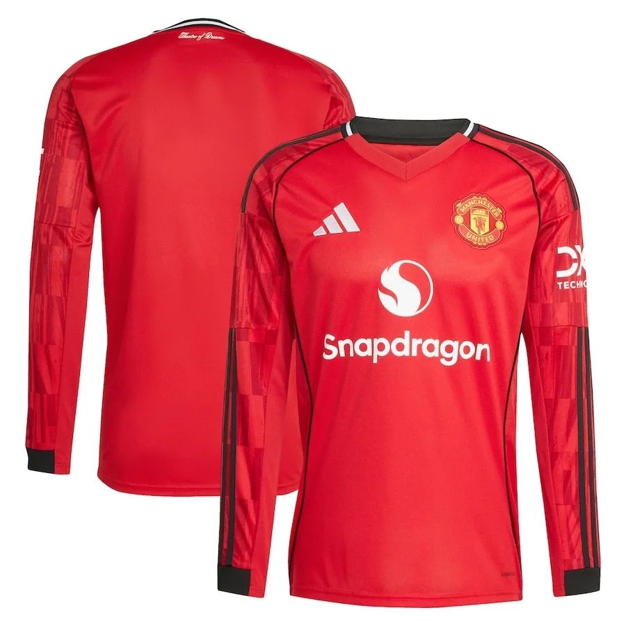 Manchester United 2025-2026 Uzun Kol Forma Home