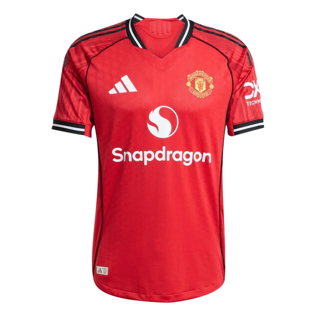 Manchester United 2025-2026 Authentic - Profesyonel Maç Forması Home