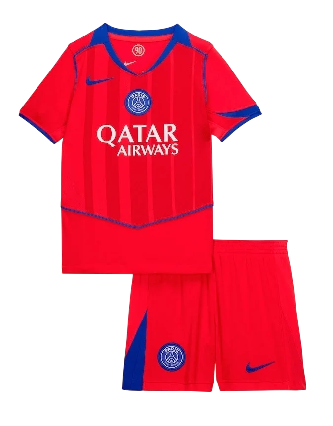 Paris Saint Germain 2025-2026 Çocuk Forma & Şort Seti Third