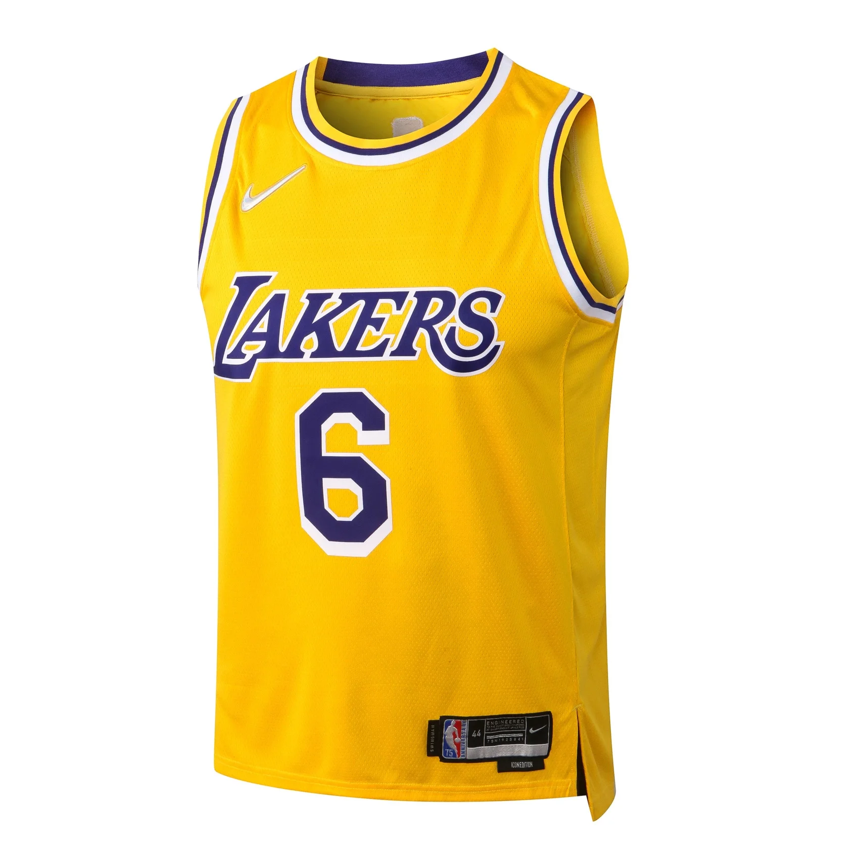 Los Angeles Lakers 2021-2022 LeBron James 6 Swingman Authentic Forma