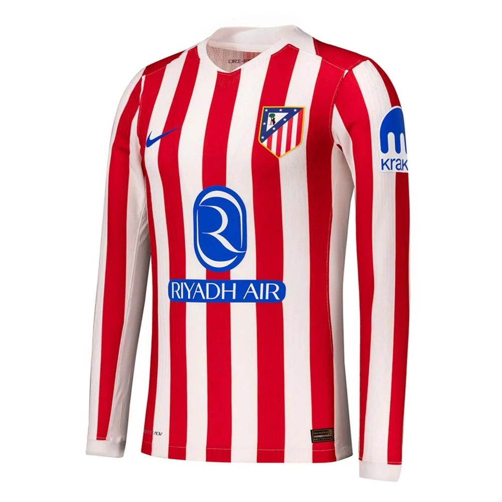HEMEN KARGO - Atletico Madrid 2025-2026 Profesyonel Forma Uzun Kol - Home