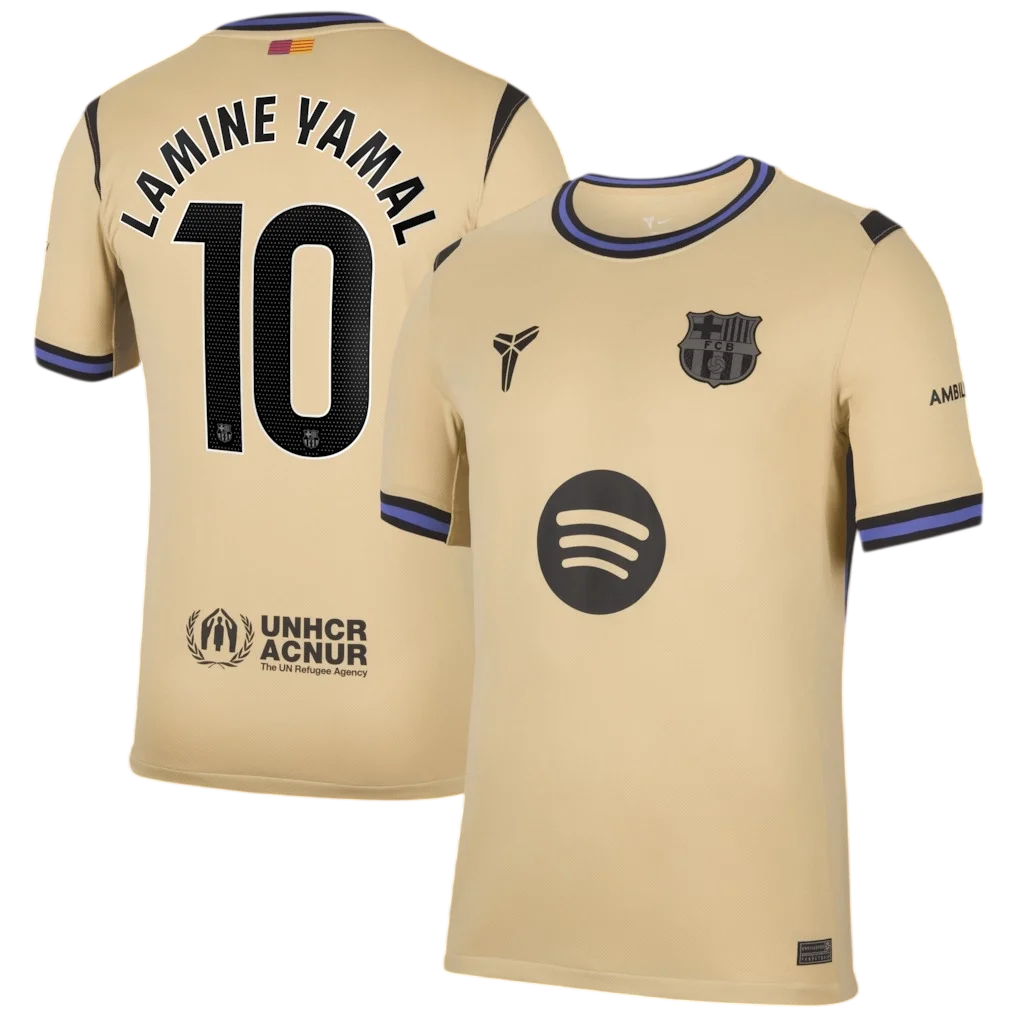 HEMEN KARGO - Barcelona 2025-2026 Profesyonel Forma - Away LAMINE YAMAL - 10