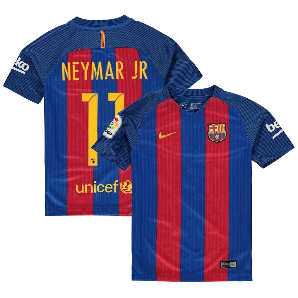 HEMEN KARGO - Barcelona 2016-2017 Retro Forma - Home - NEYMAR JR - 11 YAZILI