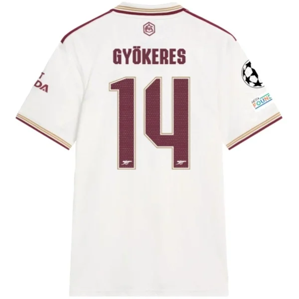 HEMEN KARGO - Arsenal 2025-2026 Authentic - Profesyonel Maç Forması Third - GYÖKERES - 14