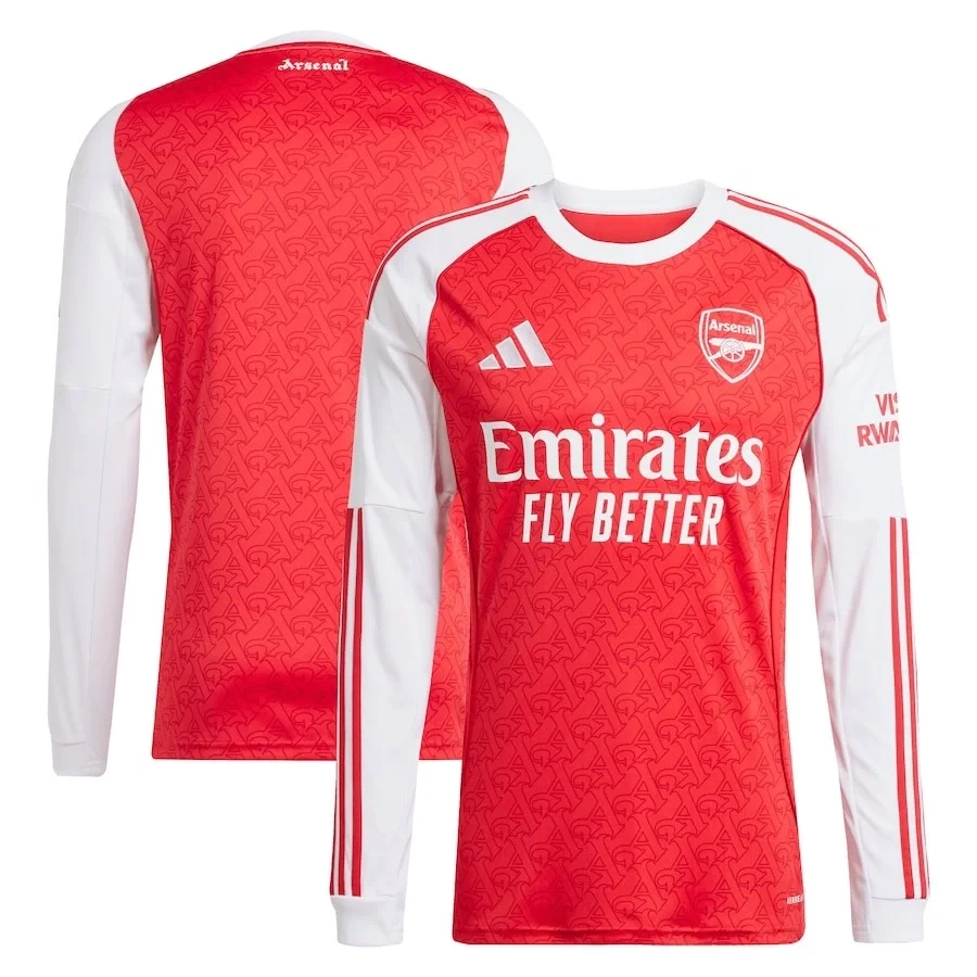 Arsenal 2025-2026 Profesyonel Forma Uzun Kol - Home