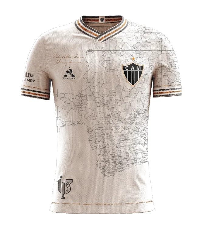 HEMEN KARGO - Atletico Mineiro 113. Yıl Özel Retro Forma - 79 Numara - M Beden -